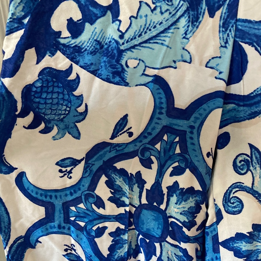 Haute Hippie Blue & White Palazzo Pants - Picture 4 of 8